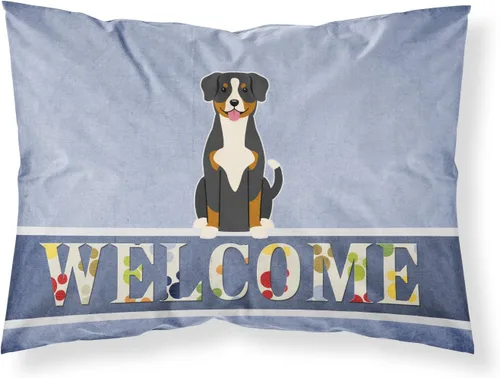 Vista 27 de Caroline's Treasures BB2515PILLOWCASE Between Friends Appenzeller Sennenhund - Funda de almohada de tela estándar, ligera, súper suave, fácil
