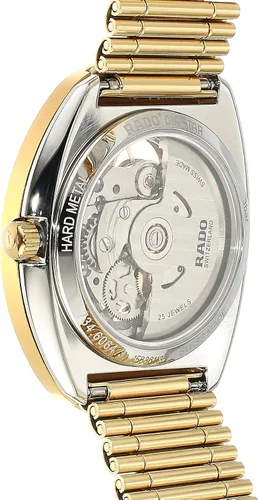 Vista 2 de Rado DiaStar Original Reloj Suizo Automático con Correa de Acero Inoxidable Oro 21 Modelo R12064253