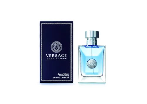 Vista 8 de Versace Man by Versace Eau Fraiche Eau De Toilette Spray (azul) 6.7 oz para hombre, 100% auténtico