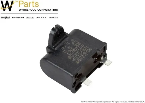 Vista 2 de Whirlpool WPW10662129 Pieza de repuesto original del condensador de funcionamiento del refrigerador, sustituye a W10662129, R0950186, 8199858 y más