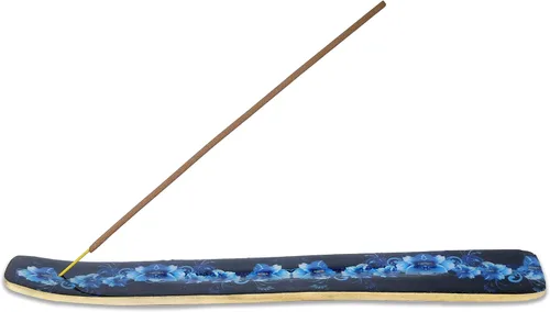 Vista 27 de Bless-International Quemador Tradicional Hecho a Mano de Madera Portaincienso Soporte Recogecenizas para Aromaterapia-Meditación-Yoga