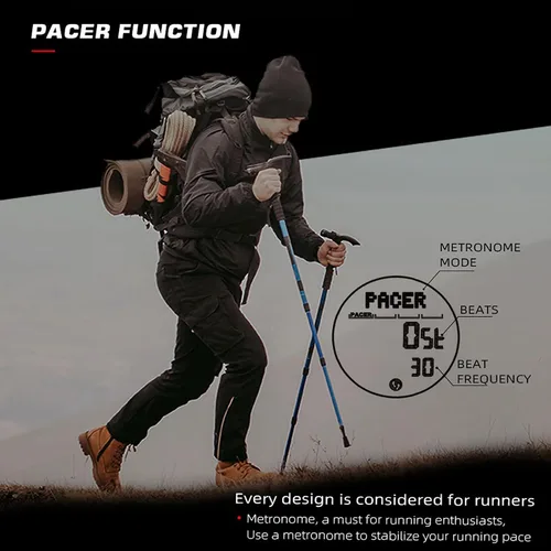 Vista 3 de DIDITIME Relojes tácticos para hombres, relojes militares para hombres, impermeables, 164 pies, reloj de fitness, relojes digitales para hombre