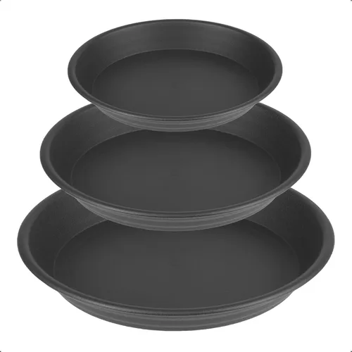 Vista 22 de 6 platillos de plástico para plantas de 5 pulgadas, tamaño individual, grueso y fuerte de 6, 8, 10, 12 pulgadas, bandeja de recogedor de agua