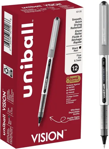 Vista 14 de Uni-Ball™ Vision - Bolígrafos de punta fina (0.7 mm), colores surtidos, paquete de 8