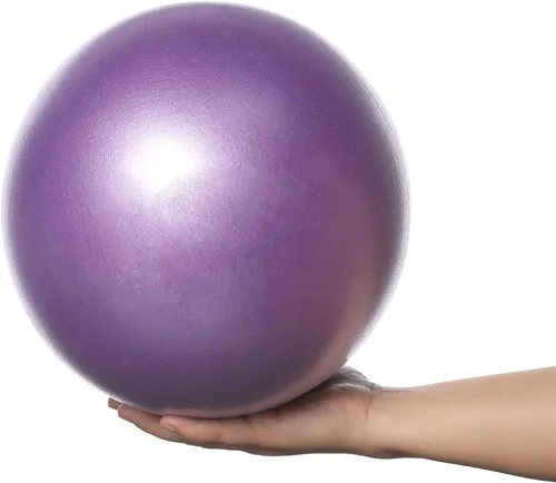 Vista 6 de Pilates Ball 9 Inch - Mini Exercise Ball Yoga, Barre, Core Training, Physical Therapy, Anti-Burst & Non-Slip