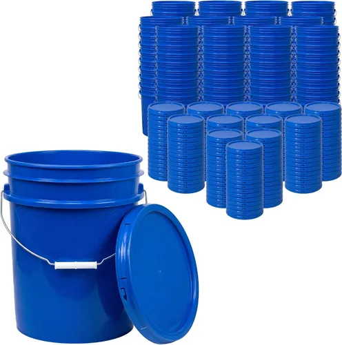 Vista 28 de ePackageSupply Cubo de 5 Galones con Tapa Hermética Fabricado en EE. UU. Grado Alimenticio Plástico Premium HPDE Resistente Cubo Multiusos