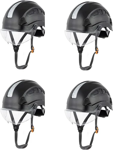 Vista 10 de Casco Protector Defender Safety H1 con Visera ANSI Z89.1