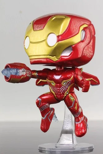 Vista 6 de POP Marvel: Avengers Infinity War - Figura de vinilo de Iron Man Funko (paquete con funda protectora de caja compatible)
