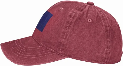 Vista 3 de LIFANGMI Bonnie Blue Flag Texture Effect Baseball Cap for Men Women Hats Adjustable Vintage Cowboy Hat Dad Caps