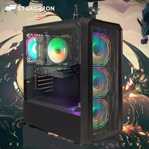 Vista 4 de STGAubron Gaming PC Desktop, Core i5-13400F, RTX 3050 6G, 16G DDR4,512G SSD