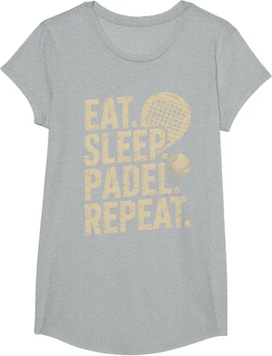 Vista 55 de Camiseta Eat Sleep Padel Repeat Padel Jugador de Tenis
