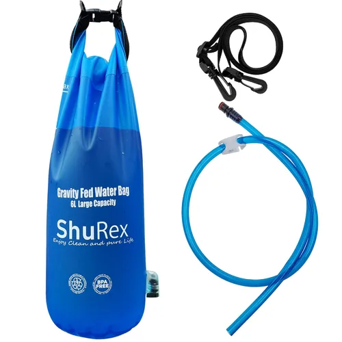 Vista 7 de Bolsa de Agua Alimentada por Gravedad de 3L para Sistema de Filtración de Agua Sawyer Filtro de Agua de Supervivencia, Compatible con LifeStraw