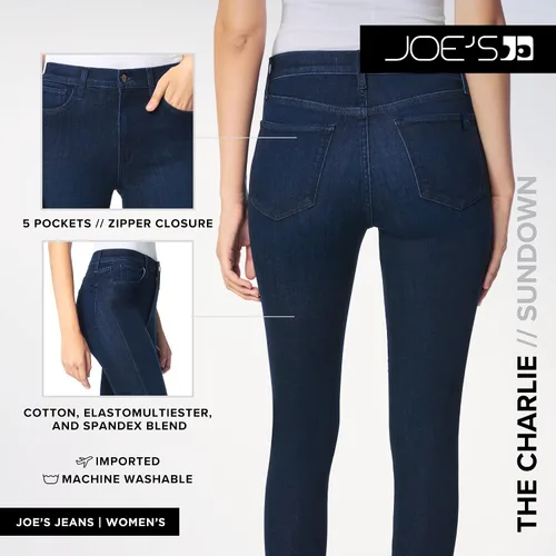 Vista 4 de The Charlie - Jeans ajustados de tiro alto para mujer