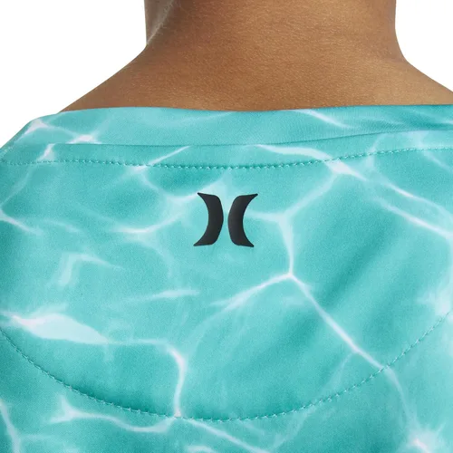 Vista 12 de Hurley Boys' UPF 50+ Rash Guard Swim Shirt