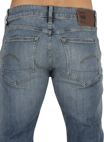 Vista 6 de G-Star 3301 - Jeans ajustados para hombre, Vintage Medium Aged