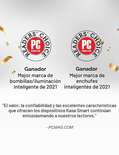 Vista 2 de Kasa Smart Plug KP200 - Enchufe inteligente para casa inteligente enchufe Wi-Fi de pared, funciona con Alexa, Google Home e IFTTT, no requiere hub