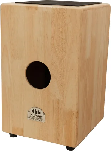 Vista 3 de Cajón de bajo de roble siam sólido, placa frontal de palisandro brasileño hecha a mano para tonos bajos profundos, 6 cables ajustables para Crisp