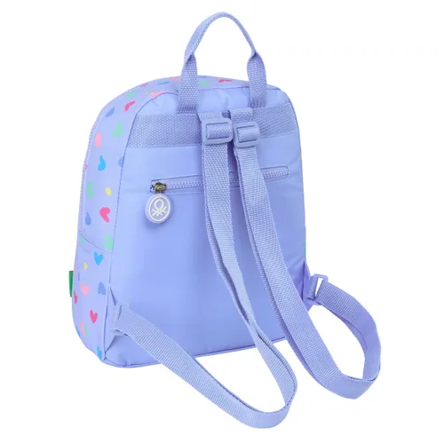 Vista 3 de Mochila Casual Benetton Lila Lila 25 x 30 x 13 cm