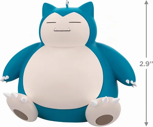 Vista 5 de Hallmark Keepsake Adorno navideño de Pokemon 2023, Snorlax