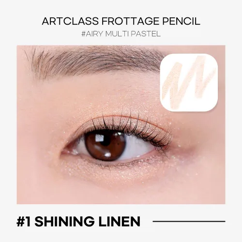 Vista 3 de Too Cool For School Artclass Frottage Pencil - Lápiz de maquillaje multiusos - #01 Shining Linen #1 Lino Brillante