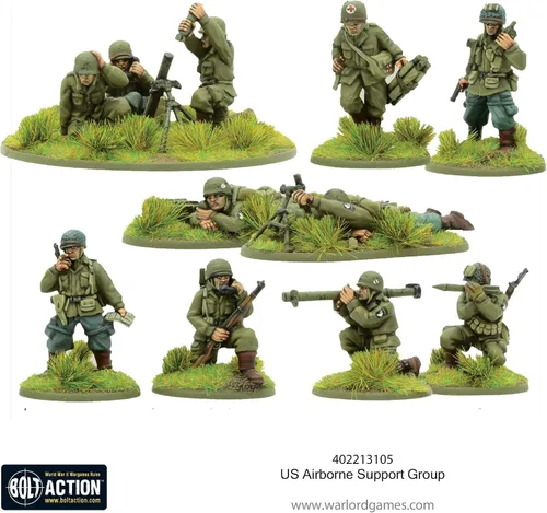 Vista 2 de Warlord Games Bolt Action American Airborne Support Group 1944-1945 402213105