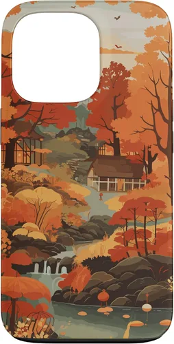 Vista 10 de Tema de otoño y coloridas hojas y árboles de otoño, colores de otoño para iPhone 16