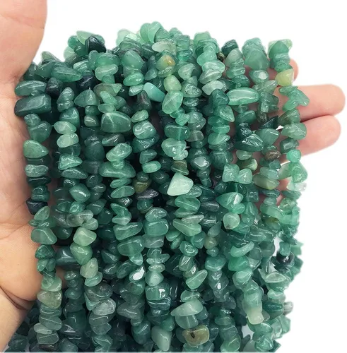 Vista 18 de Cuentas de ágata india de 0.197-0.315 in para la fabricación de joyas, cristal curativo de forma irregular, suministro de cuentas sueltas, paquete