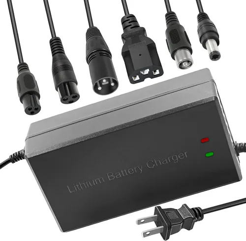 Vista 7 de Cargador de batería de iones de litio de 29.4 V 2 A, múltiples enchufes compatibles con Dream i-100 All Star Superfly Ranger, adaptador de corriente