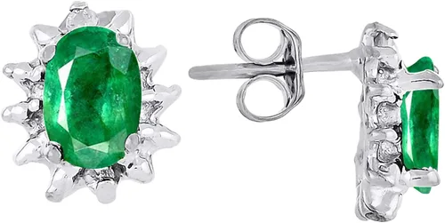 Vista 2 de Rylos Joyería para mujer, plata de ley con piedra natal de piedra natal, anillo y dije, collar con piedras preciosas y diamantes genuinos, piedra