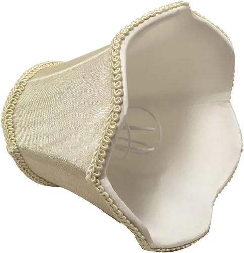 Vista 2 de Royal Designs, Inc. CSO-1029-5BG, lámpara de araña festoneada con clip, color beige, 1 unidad