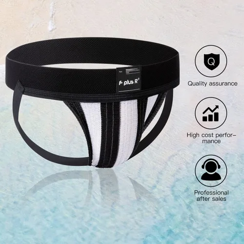Vista 4 de F plus R Correa deportiva para hombre con cintura de 2 pulgadas