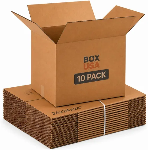 Vista 8 de Paquete de 25 cajas de cartón corrugado de envío 6x6x6