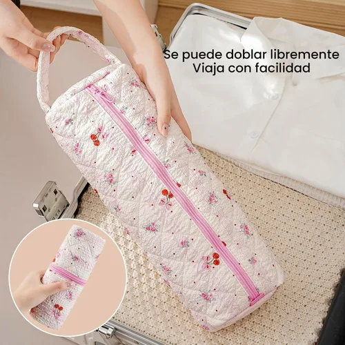 Vista 6 de RSRSLEII Bolso de viaje acolchado para herramientas de cabello, estuche de almacenamiento para accesorios de peinado Shark FlexStyle, secador de 06