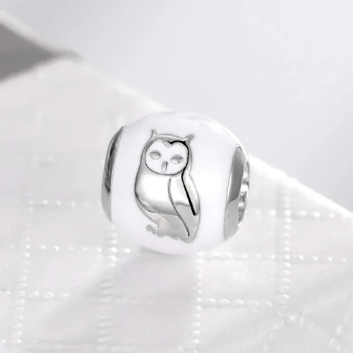 Vista 4 de Dijes de plata de ley 925 para pulsera y collar Pandora, regalos de joyería para mujeres