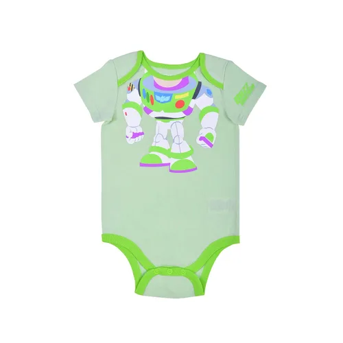 Vista 2 de Disney - Conjunto de enterizo de Buzz Lightyear de Toy Story, con manga corta y gorro para bebé, talla NB