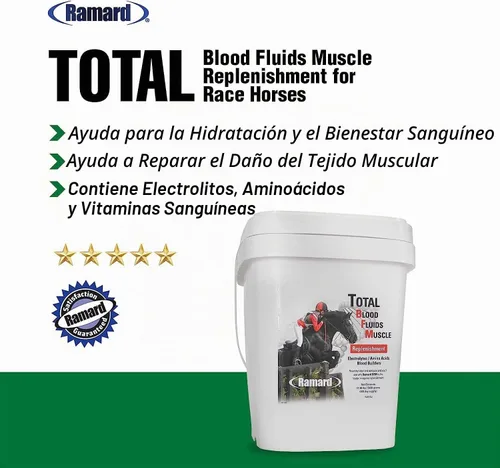 Vista 2 de Ramard Reposición muscular de líquidos sanguíneos para caballos de carrera, suplementos para caballos con electrolitos, constructor de sangre