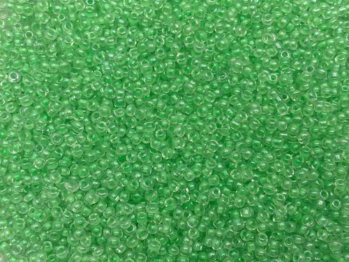 Vista 21 de Tamaño de las cuentas de semillas: 11/0 50 gr / 1.76 oz (ámbar plateado forrado)