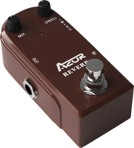Vista 12 de AZOR - Pedal de efecto de guitarra para bajo de 5 bandas, ecualizador de pedal de efectos para bajo eléctrico, True Bypass, aleación de aluminio