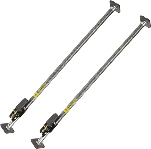 Vista 8 de DC Cargo Mall Barra de Carga Ajustable para Caja de Camioneta – Divisor de Caja de Camión de 40"-70", Estabilizador de Carga Resistente para Tundra