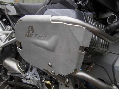 Vista 10 de AltRider Protectores de culata compatibles con barras de choque OEM BMW R 1250 GS/GSA, protección completa de la cubierta de válvula, diseño