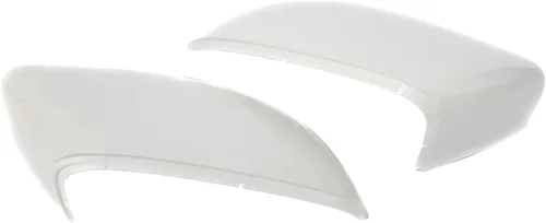 Vista 5 de Tapa para espejo retrovisor lateral, 1 par 5K0857537 5K0857538 compatible con VW Golf Cabriolet Touran (blanco)