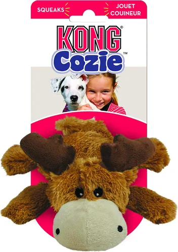 Vista 4 de Kong Cozies Juguete rechinador para perros, S, Marvin the Moose