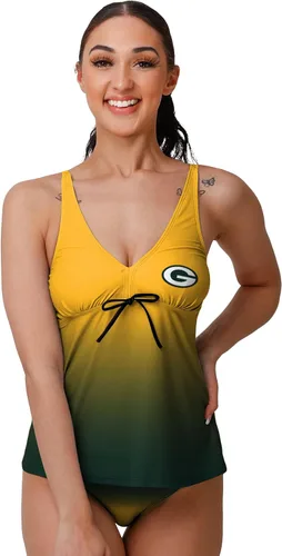 Vista 589 de FOCO Women's NFL Team Logo Ladies Bathing Swim Wear Suit
