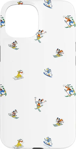 Vista 6 de iPhone 11 Disney Mickey & Pals - Funda para vacaciones de esquí de invierno