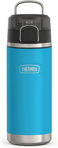 Vista 11 de THERMOS ICON Botella de agua aislada a prueba de fugas de 18 onzas con boquilla, mantiene las bebidas frías 16 horas, asa de transporte, apta
