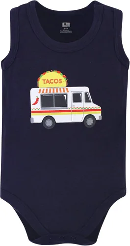 Vista 3 de Hudson Baby - Mamelucos unisex, sin mangas y de algodón, para bebé