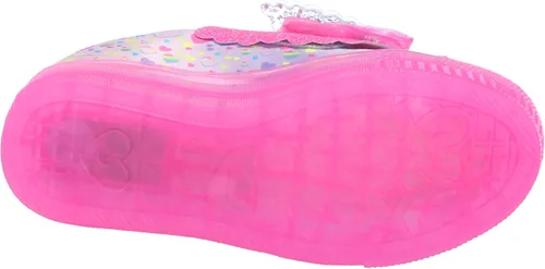 Vista 4 de Skechers Tenis Twinkle Toes-Shuffle Brights 314270n para niña