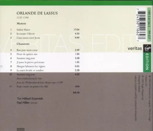 Vista 2 de Lassus Motets and Chansons