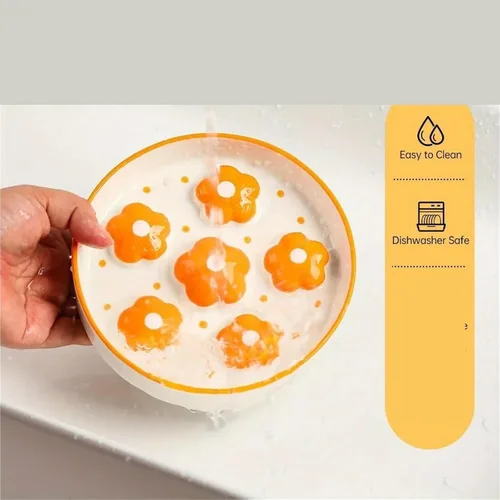 Vista 5 de Cuenco de cerámica para gatos de 6 onzas, plato de rompecabezas ancho poco profundo, apto para lavaplatos (Naranja)
