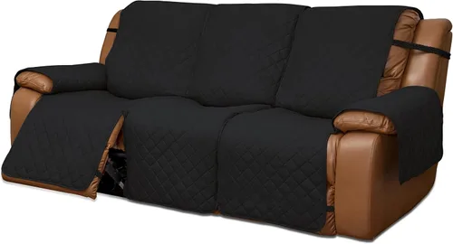 Vista 21 de Easy-Going Funda para Loveseat Reclinable de Gran Tamaño, Funda de Sofá Reversible para Reclinable Doble, Funda de Sofá Dividida para Cada Asiento
